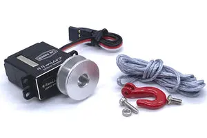 Reef Rc  99 Micro Digital Metal Gear Waterproof Winch Servo, Black   (Sehreefs83) 1