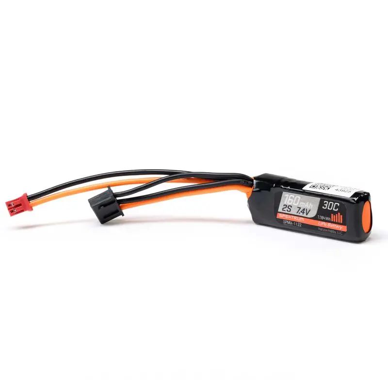 Spektrum Rc Axial® Scx30 2S 30C Lipo Battery Pack (7.4V/160Mah) W/Ph2.0 Connector    (Spmx-1122) 1