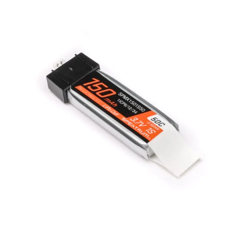 3.7V 150Mah 1S 50C Lipo Battery: Jst Ph1.25 Connector   (Spmx1501s50) 1