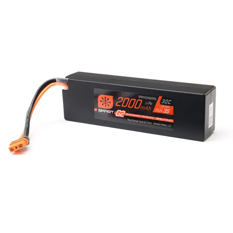 Spektrum Rc 3S Smart G2 30C Lipo Battery Pack (11.1V/2000Mah) W/Ic2 Connector    (Spmx203s30h2) 1