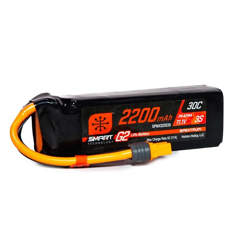 Spektrum 2200Mah 3S 11.1V Smart G2 Lip   (Spmx223s30) 1