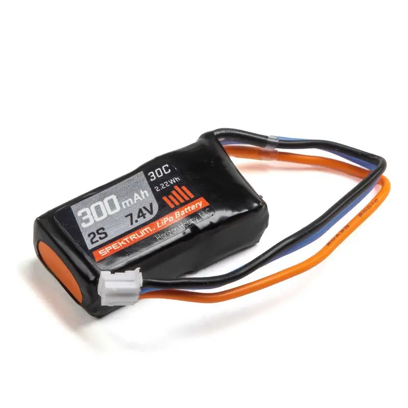 Spektrum 300Mah 2S 7.4V 30C Lipo Battery; Ph Connector    (Spmx30002s30) 1