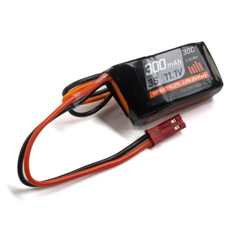 Spektrum 300Mah 3S 11.1V 30C Lipo Battery; Jst Connector   (Spmx3003sj30) 1