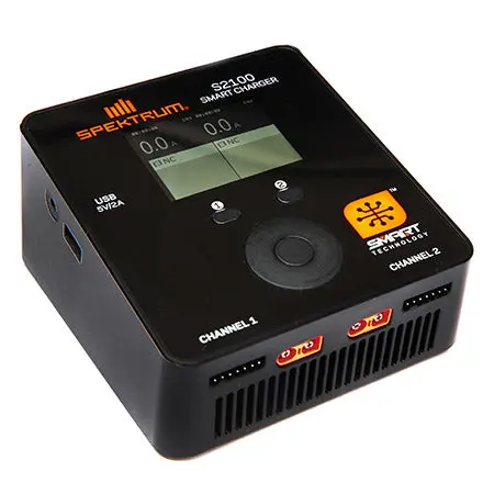 Spektrum Smart S2100 Ac Charger, 2X100w  (Spmxc1010) 1