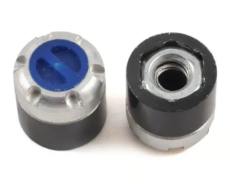 Ssd Rc Scale Locking Hubs (Blue) (2)   (Ssd00007) 1