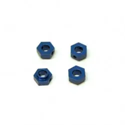 St Racing Concepts Cnc Machined Aluminum Hex Adapters (4 Pcs) Trx-4 (Blue) (St8269b) 1