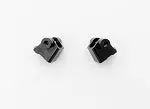 Strc Brass Rear Lower Shock Mounts For Trx4 (2) - Black (Strst8227rbr) 1