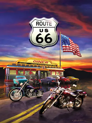 Sunsout Route 66 Diner    (Sun37122) 1
