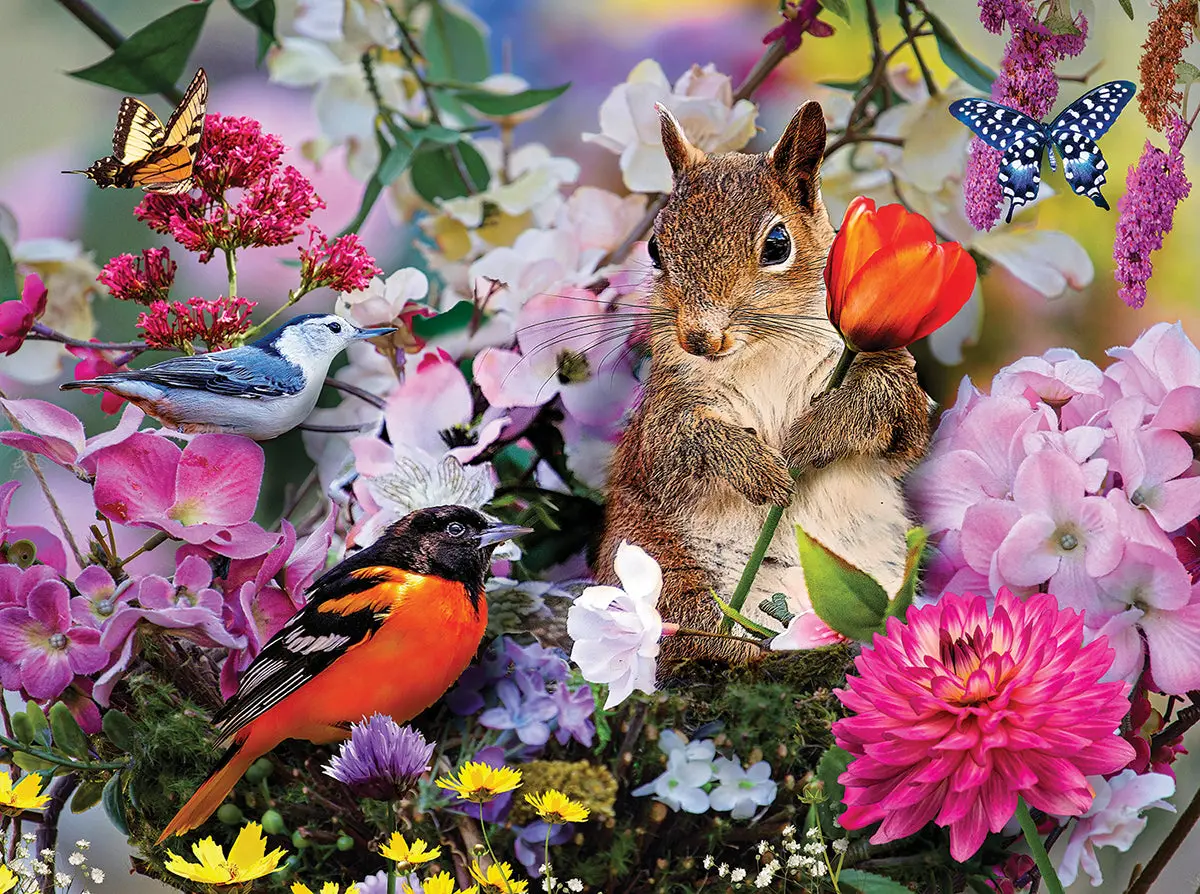 Sunsout Nest Of Flowers    (Sun72044) 1