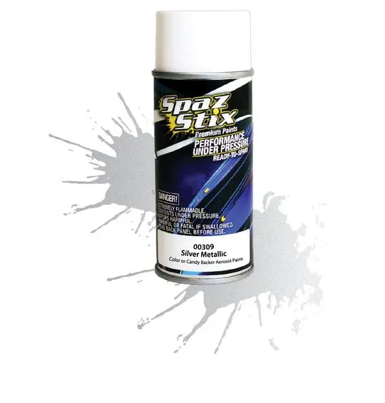 Spaz Stix Silver Metallic Backer   (Szx00309) 1