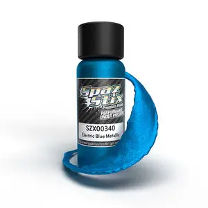 Spaz Stix Electric Blue Metallic Airbrush Ready Paint, 2Oz Bottle (Szx00340) 1