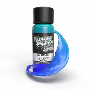 Spaz Stik Color Change Airbrush Paint, Teal/Blue, 2Oz Bottle  (Szx05110) 1