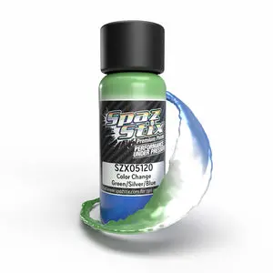 Spaz Color Change Airbrush Paint, Green/Silver/Blue, 2Oz Bottle   (Szx05120) 1