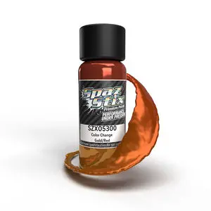 Spaz Stix Color Change Airbrush Ready Paint, Gold/Red, 2Oz Bottle (Szx05300) 1