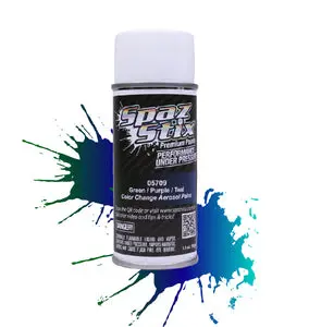 Spaz Stix Aerosol Paint, Green/Purple/Teal, 3.5Oz Can  (Szx05709) 1