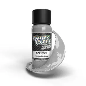 Spaz Stix Battleship Gray Airbrush Ready Paint, 2Oz Bottle (Szx12120) 1
