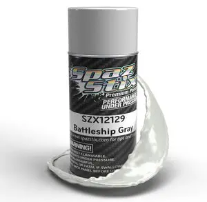 Spaz Stix -Battleship Gray Aerosol Paint, 3.5Oz Can  (Szx12129) 1