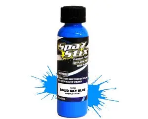 Spax Stix Solid Sky Blue Airbrush Ready Paint, 2Oz Bottle (Szx12200) 1