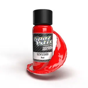 Spaz Stix Solid Red Airbrush Ready Paint, 2Oz Bottle (Szx12300) 1