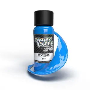 Spaz Stix Solid Blue Airbrush Ready Paint, 2Oz Bottle (Szx12600) 1