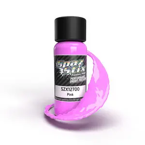 Spaz Stix Solid Pink Airbrush Ready Paint, 2Oz Bottle (Szx12700) 1