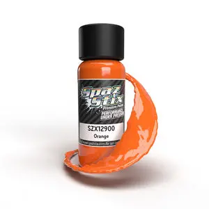 Spaz Stix Solid Orange Airbrush Ready Paint, 2Oz Bottle (Szx12900) 1