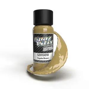 Spaz Stix Coyote Brown Airbrush Ready Paint, 2Oz Bottle (Szx13010) 1