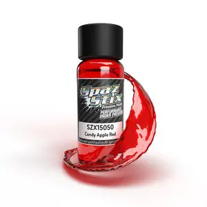 Spaz Stix Candy Apple Red Airbrush Ready Paint, 2Oz Bottle (Szx15050) 1