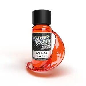 Spaz Stix Candy Orange Airbrush Ready Paint, 2Oz Bottle (Szx15150) 1