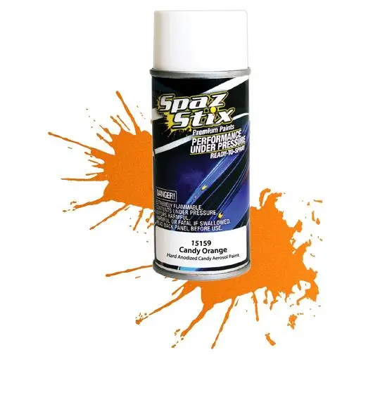 Spaz Stix - Candy Orange Aerosol Paint, 3.5Oz (Szx15159) 1