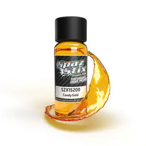 Spaz Stix Candy Gold Airbrush Ready Paint, 2Oz Bottle (Szx15200) 1