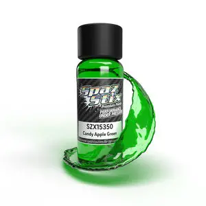 Spaz Stix Candy Apple Green Airbrush Ready Paint, 2Oz Bottle (Szx15350) 1