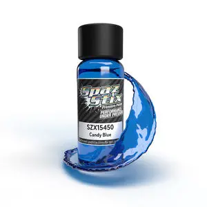 Spaz Stix Candy Blue Airbrush Ready Paint, 2Oz Bottle (Szx15450) 1