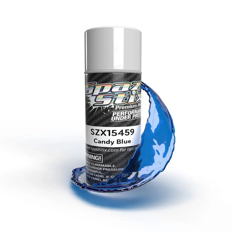 Spaz Stix - Candy Blue Aerosol Paint, 3.5Oz Can   (Szx15459) 1