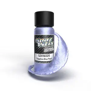 Spaz Stix Sapphire Blue Pearl Airbrush Ready Paint, 2Oz Bottle (Szx16020) 1