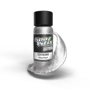 Spaz Stix Silver Pearl Airbrush Ready Paint, 2Oz Bottle (Szx16080) 1