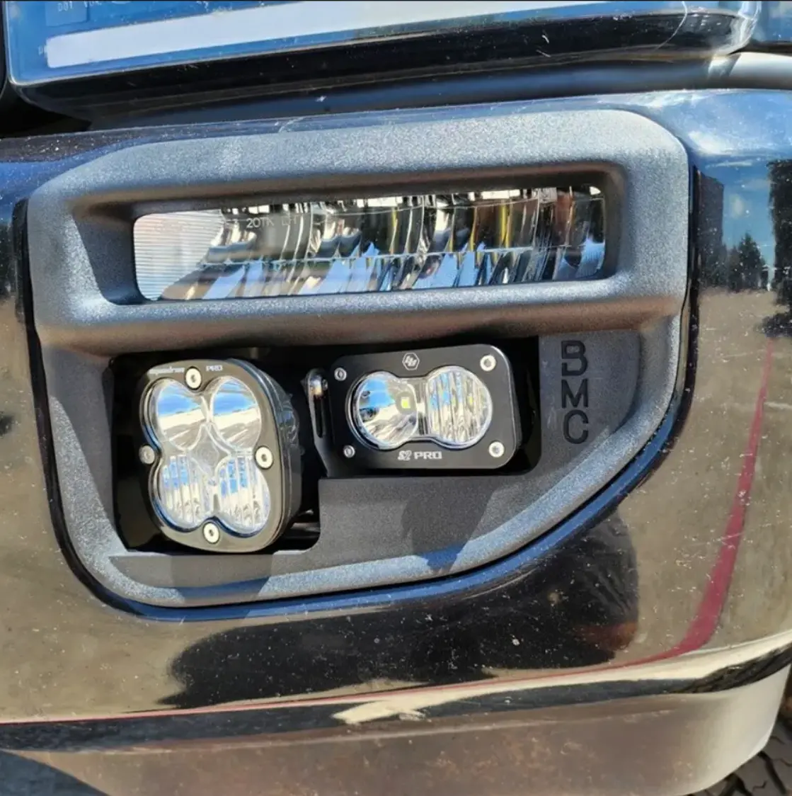 2020-2022 Ford Super Duty Bmc Dual Baja Designs Fog Light Kit 3