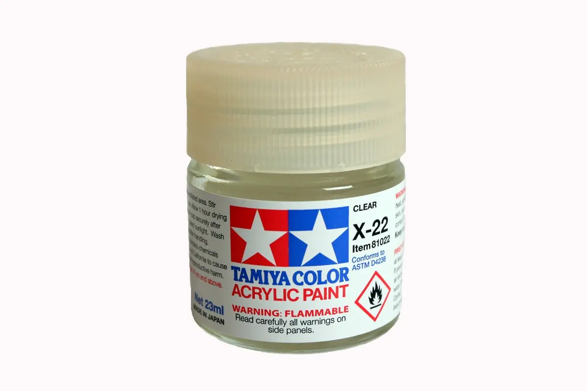 Tamiya Acrylic X-22 Clear Paint, 23Ml Bottle  (Tam81022) 1