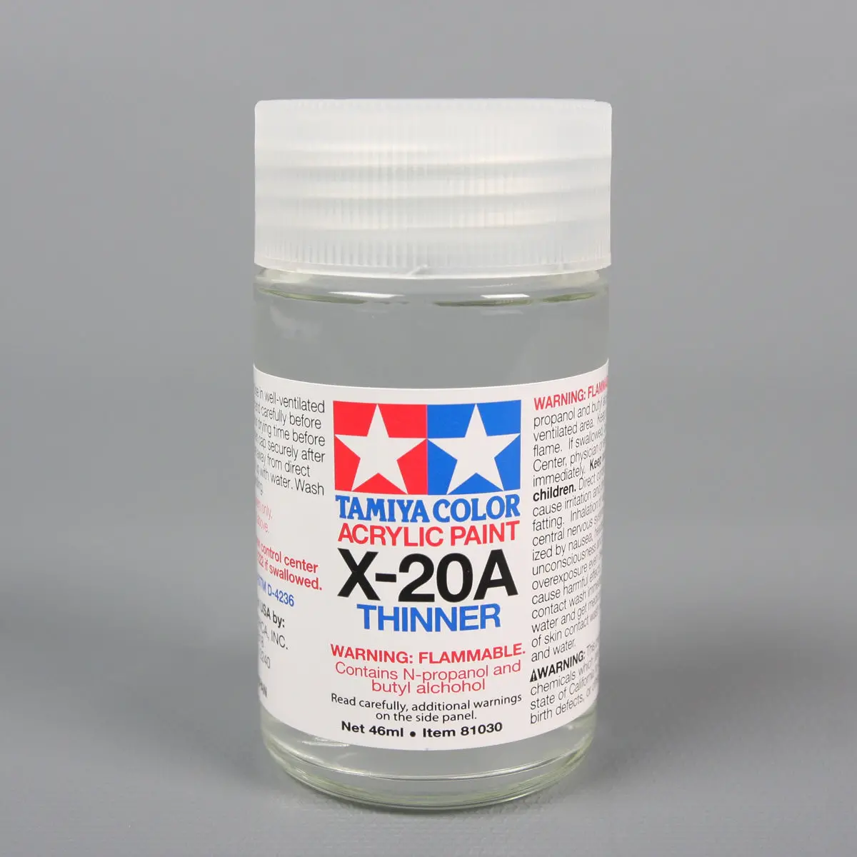 Tamiya Acrylic/Poly Paint Thinner, X-20A, 46Ml   (Tam81030) 1