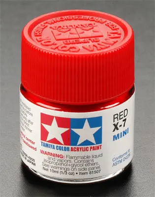Tamiya Acrylic Mini X-7 Red 1/3 Oz    (Tam81507) 1