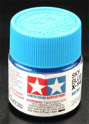 Tamiya Acrylic Mini X-14 Sky Blue 1/3 Oz     (Tam81514) 1