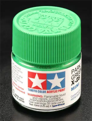Tamiya Acrylic Mini X-28 Park Green 1/3 Oz (Tam81528) 1