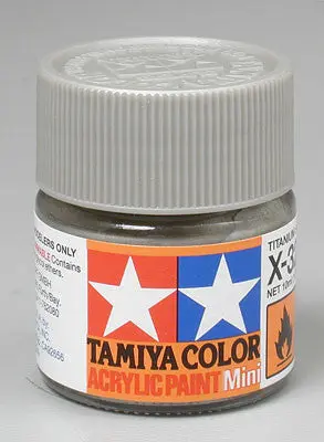 Tamiya Acrylic Mini X-32 Titanium Silver 1/3 Oz (Tam81532) 1