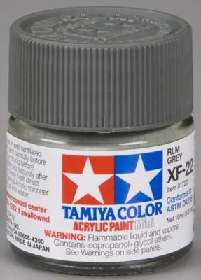 Tamiya Acrylic Mini Xf-22 Rlm Gray 1/3 Oz (Tam81722) 1