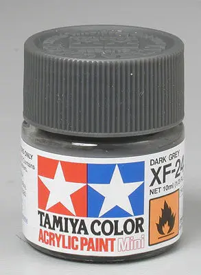 Tamiya Acrylic Mini Xf-24 Dark Gray 1/3 Oz (Tam81724) 1