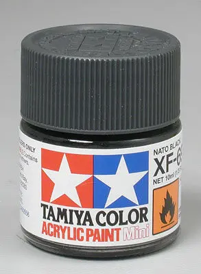 Tamiya Acrylic Mini Xf-69 Nato Black 1/3 Oz (Tam81769) 1