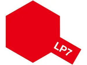 Tamiya Lacquer Paint Lp-7 Pure Red 10Ml Bottle   (Tam82107) 1