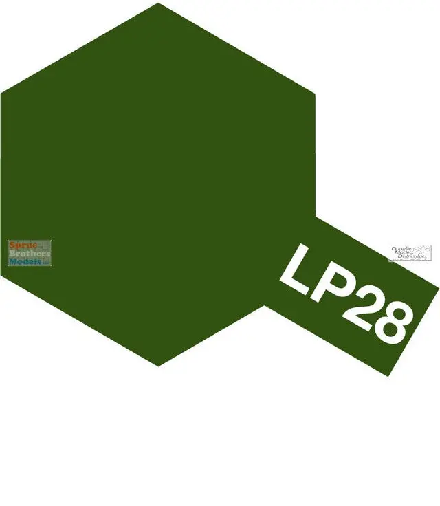 Tamiya Lacquer Paint  Lp-28 Olive Drab (10Ml)   (Tam82128) 1