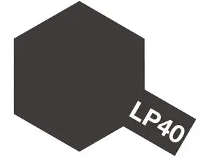 Tamiya - Lacquer Paint Lp-40 Metallic Black 10Ml Bottle   (Tam82140) 1