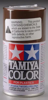 Tamiya Spray Lacquer Ts-1 Red Brown 3 Oz  (Tam85001) 1